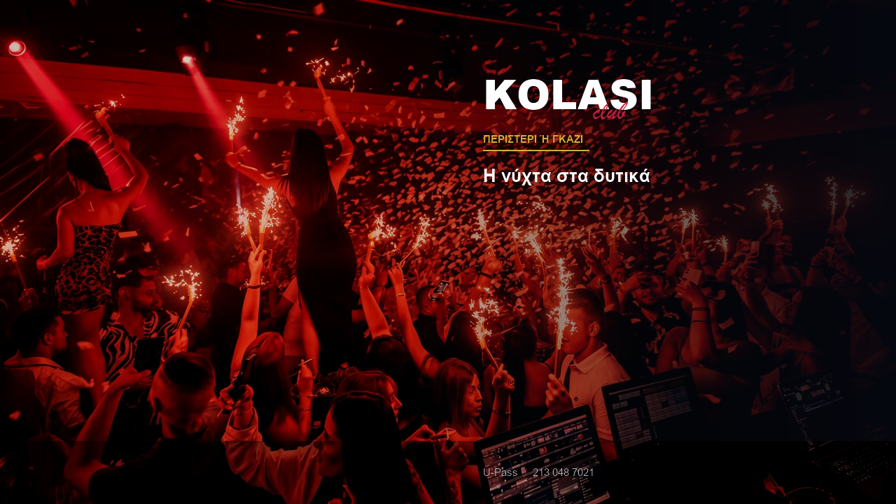 Club Περιστέρι αντί για Γκάζι: το Kolasi στα δυτικά