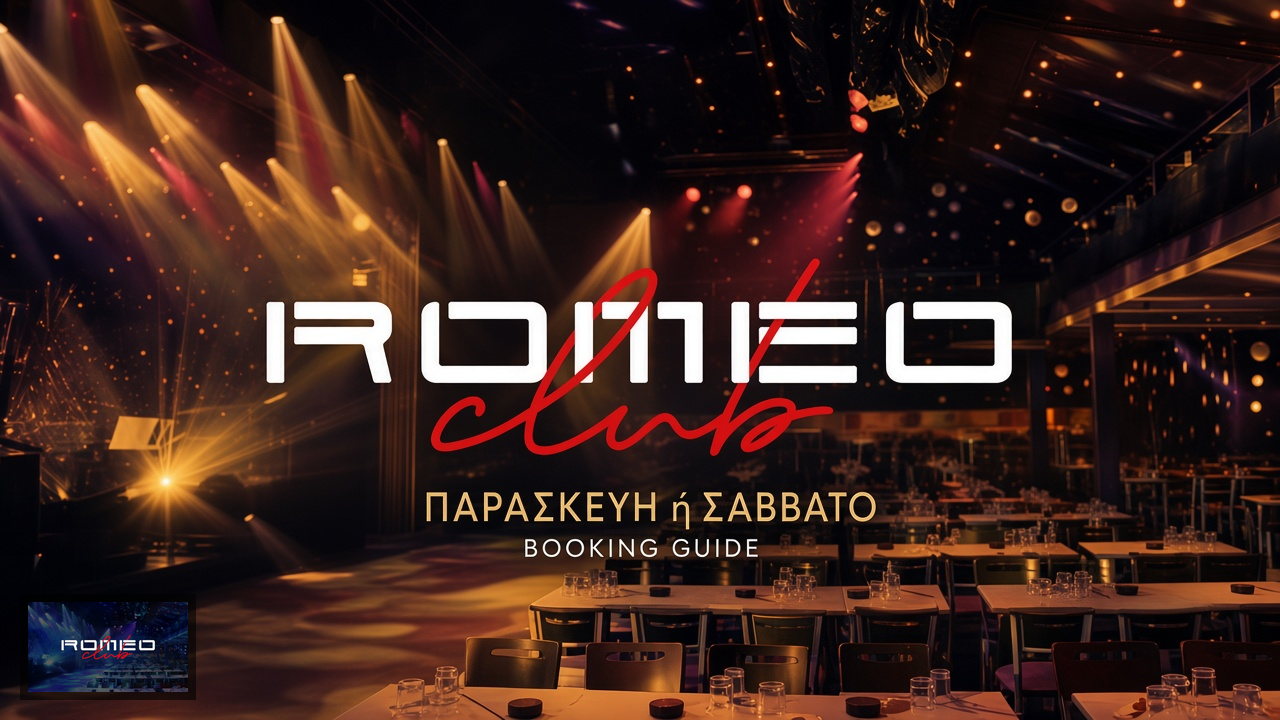 Romeo Club: Παρασκευή ή Σάββατο; Οδηγός κράτησης